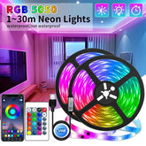 USB RGB LED Strip Lights – APP Controlled 5050 Light Tape - Himpall